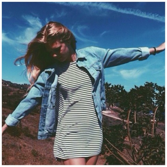 Brandy Melville Dresses & Skirts - SALE ✨ Brandy Melville Jenelle Striped Dress